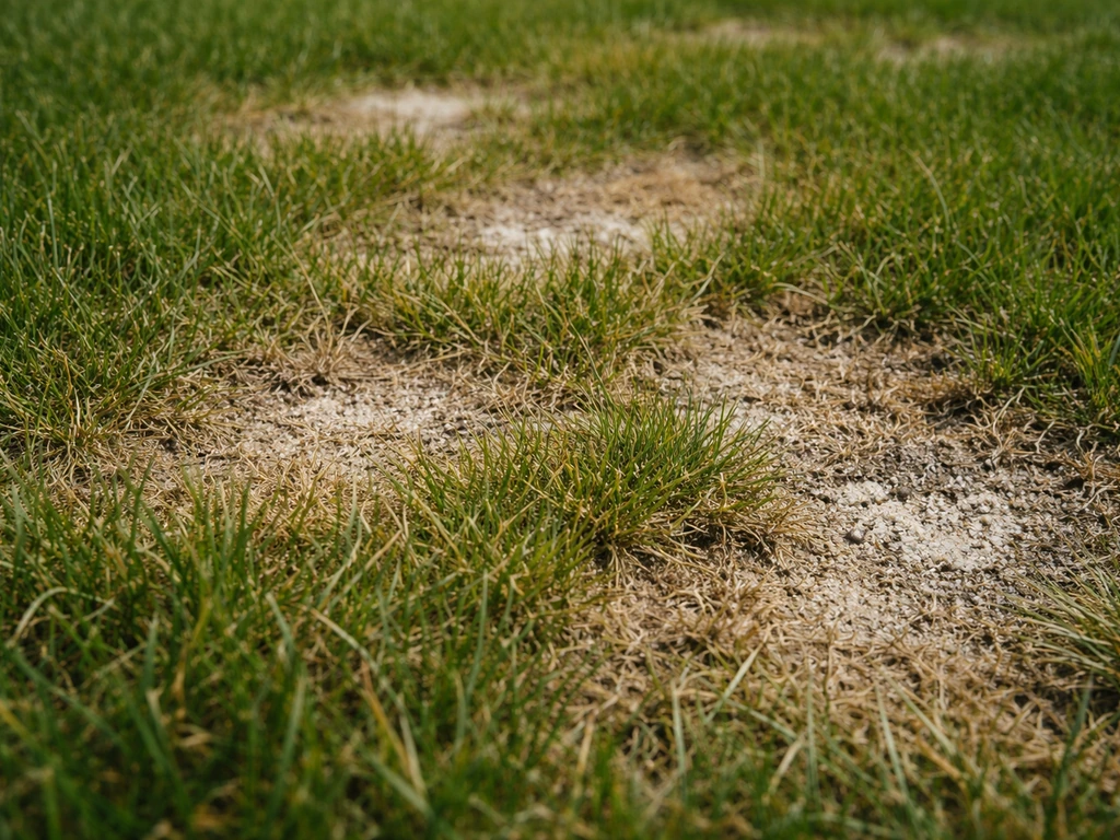 Sel au herbe : diagnostic et solutions pour sauver la pelouse